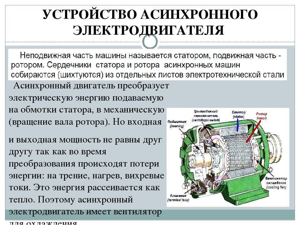 Асинхронный электродвигатель: устройство и принцип работы - ооо «сзэмо электродвигатель»