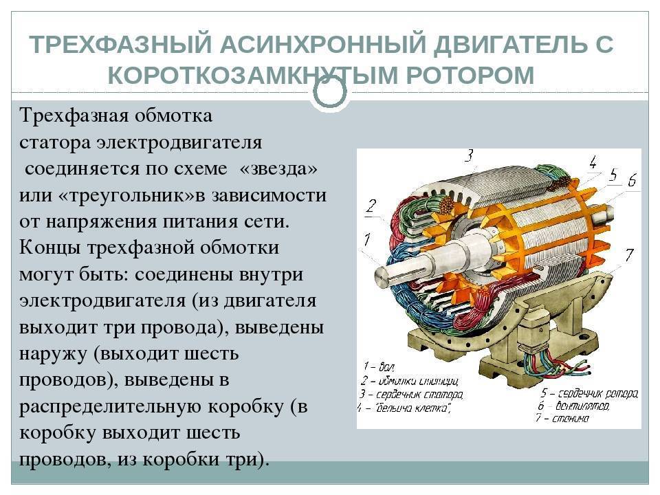 Асинхронный двигатель- принцип работы и устройство