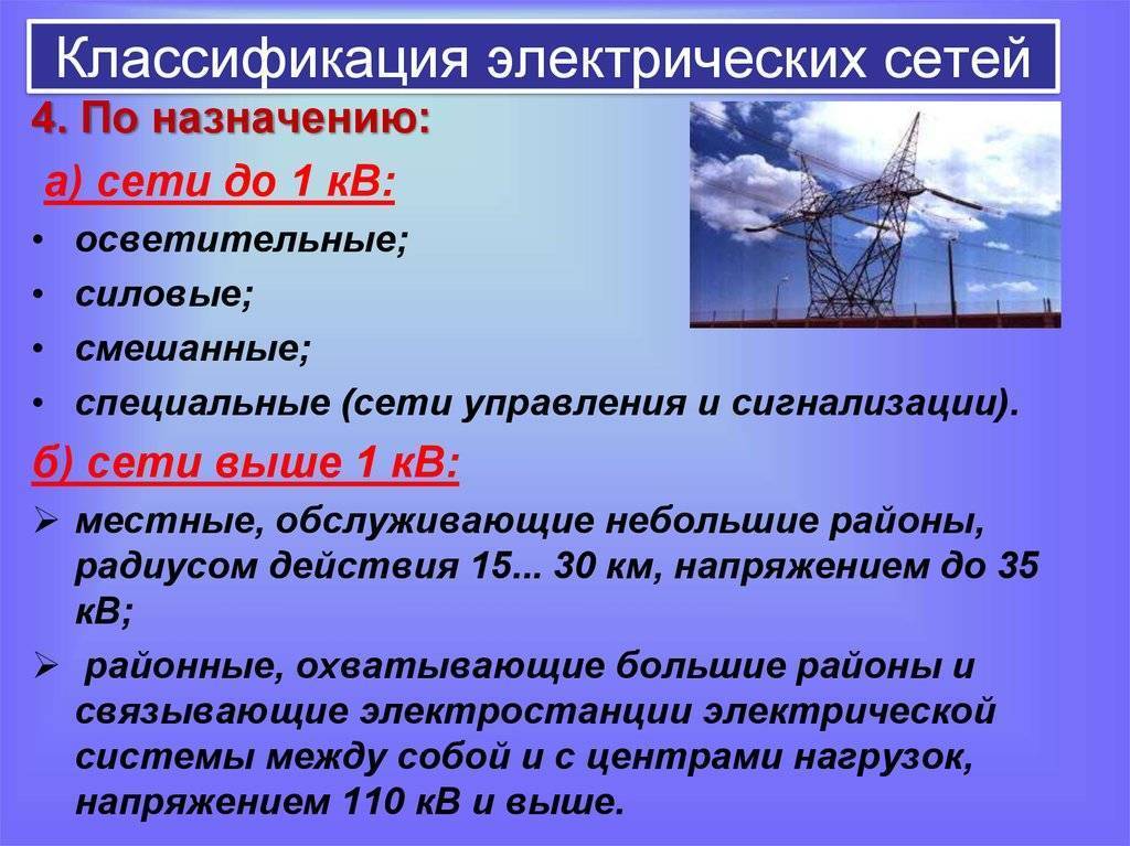 Система распределения электроэнергии: определение, состав, примеры