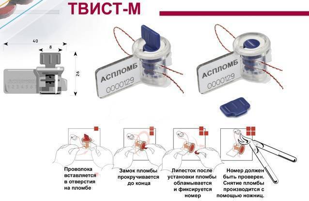 Правила опломбирования электрических счетчиков