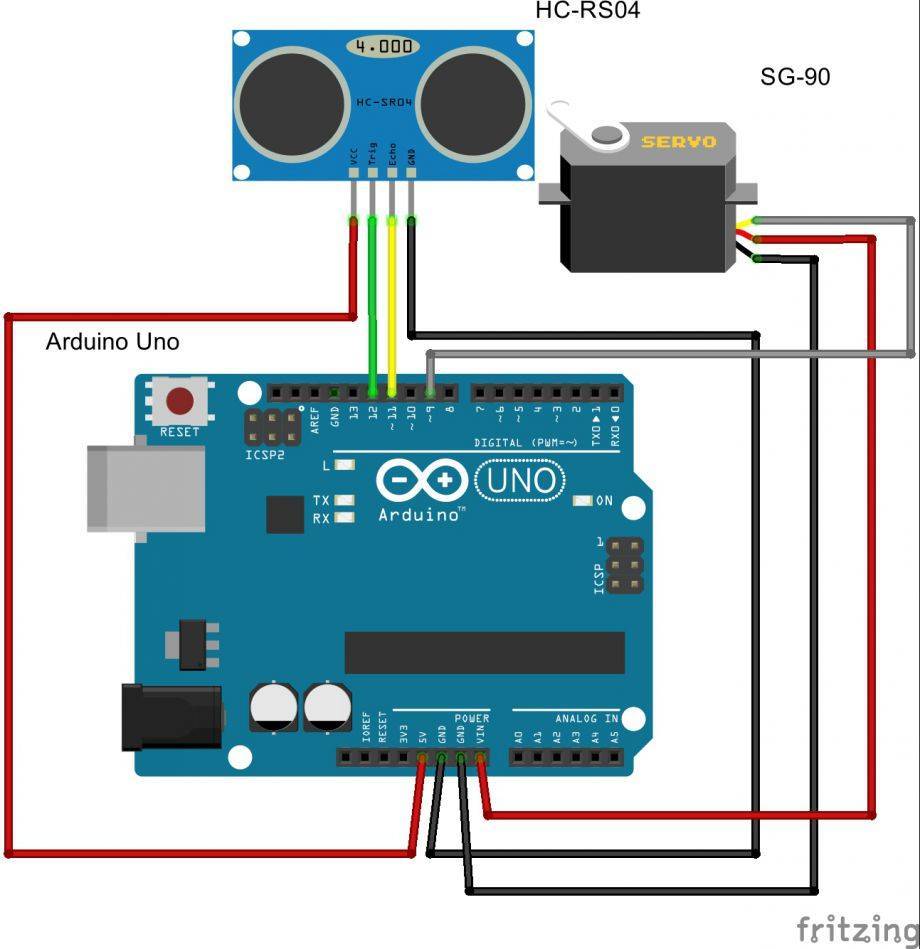 Детектор движения с использованием arduino и pir датчика: схема и программа